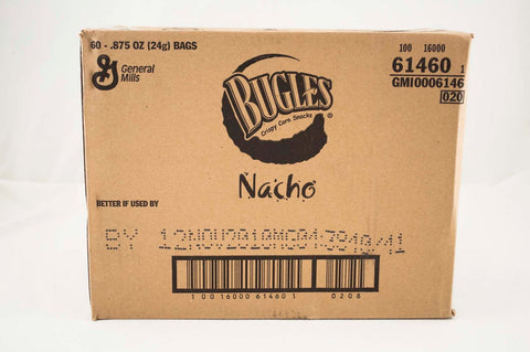 Bugles Nacho Cheese, 0.875 Ounce -- 60 per case.