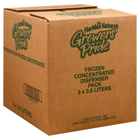 Floridas Natural Growers Pride Apple Juice, 3.5 Liter -- 3 per case