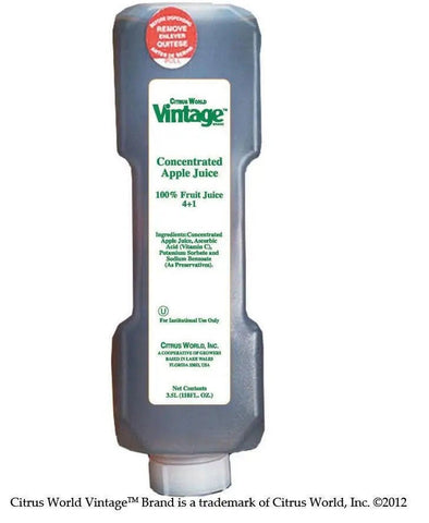Vintage 100 Percent Apple Juice, 3.5 Liter -- 3 per case.