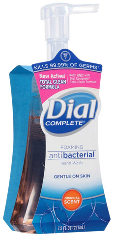 Dial Complete Regular Antimicrobial Foaming Hand Soap, 7.5 Ounce -- 8 per case