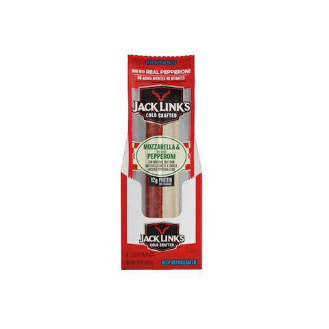 Jack Links Pepperoni Pork and Beef Mozzarella Cheese Stick, 1.75 Ounce -- 16 per case