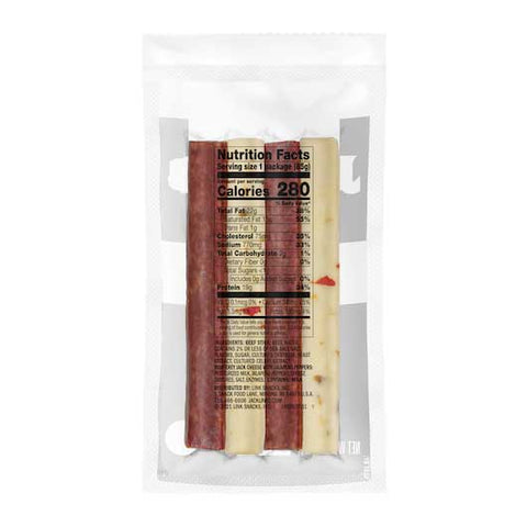 Jack Links Original Beef and Pepper Jack Cheese Stick, 3 Ounce -- 48 per case
