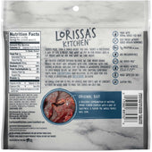 Lorissas Kitchen Original Seasoned and Smoked Premium Beef Steak Strips, 2.25 Ounce -- 8 per case.