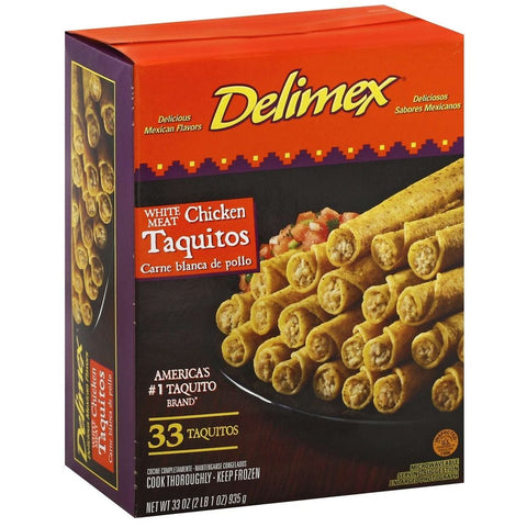 Delimex Chicken Taquitos, 2.062 Pound -- 8 per case