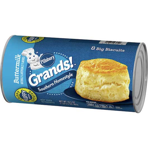 Grands Homestyle Buttermilk Biscuit, 16.3 Ounce - 8 per pack -- 8 packs per case.