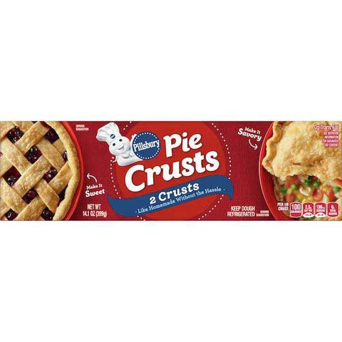 Pillsbury Ready To Bake Rolled Pie Shell Crust, 14.1 Ounce -- 12 per case