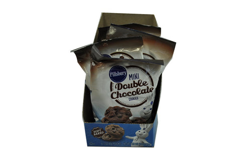 Pillsbury Soft Baked Mini Double Chocolate Cookies, 18 Ounce -- 9 per case.