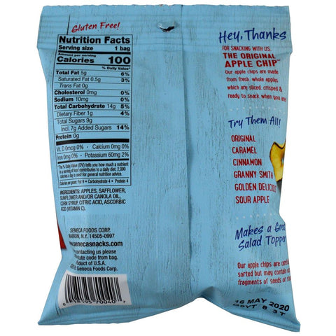 Seneca Original Apple Chips - Vending Size, 0.7 Ounce -- 24 per case
