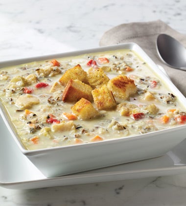 Reserve Creamy Chicken Soup with White and Wild Rice, 4 Pound -- 4 per case.