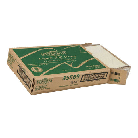 Pennant Foods Puff Pastry Dough Sheets, 12 Ounce -- 20 per case.