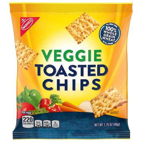 Nabisco Wheat Thins Veggie Toasted Chips, 1.75 Ounce -- 60 per case