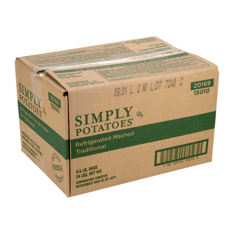 Simply Potatoes Traditional Mashed Potatoes, 6 pound -- 4 per case