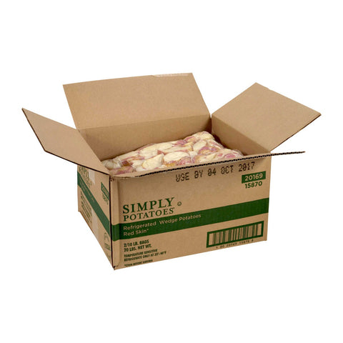 Michael Foods Northern Star Red Skin Potato - Wedge, 10 Pound -- 2 per case.