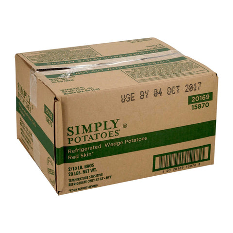 Michael Foods Northern Star Red Skin Potato - Wedge, 10 Pound -- 2 per case.