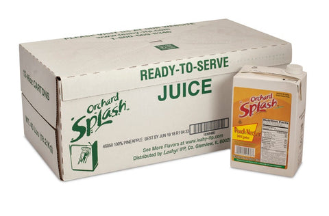 Orchard Splash 38 Percent Peach Nectar, 46 Ounce -- 12 per case.