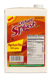 Orchard Splash 36 Percent Apricot Nectar, 46 Ounce -- 12 per case.