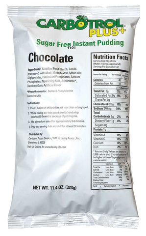 Carbotrol Chocolate Pudding, 11.4 Ounce -- 6 per case.