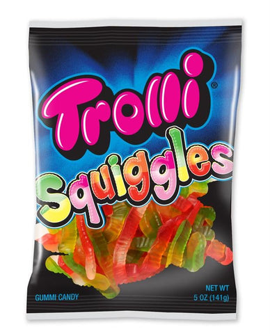 Trolli Squiggles Gummy Candy, 5 Ounce -- 12 per case.