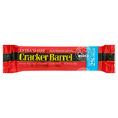Cracker Barrel Natural Reduced Fat Extra Sharp Cheddar Cheese, 8 Ounce -- 12 per case.