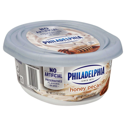 Philadelphia Honey Pecan Cheese Cream Spread, 7.5 ounce -- 12 per case