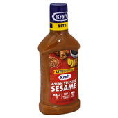 Kraft Light Asian Toasted Sesame Salad Dressing, 16 Ounce -- 6 per case.