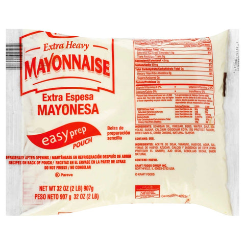 Kraft Extra Heavy Mayonnaise, 32 Ounce -- 16 per case.
