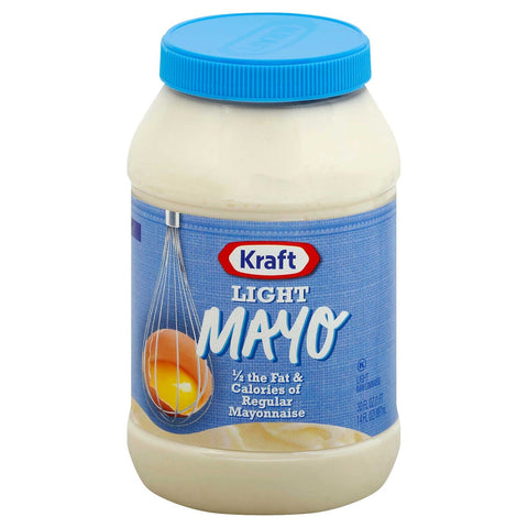 Kraft Light Spoonable Mayonnaise, 30 Ounce -- 12 per case.