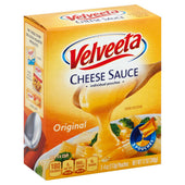Velveeta Original Processed Cheese Sauce Pouch, 12 Ounce -- 8 per case.