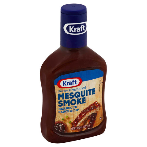 Kraft Mesquite Smoke Barbecue Sauce, 1.125 Pound -- 12 per case.