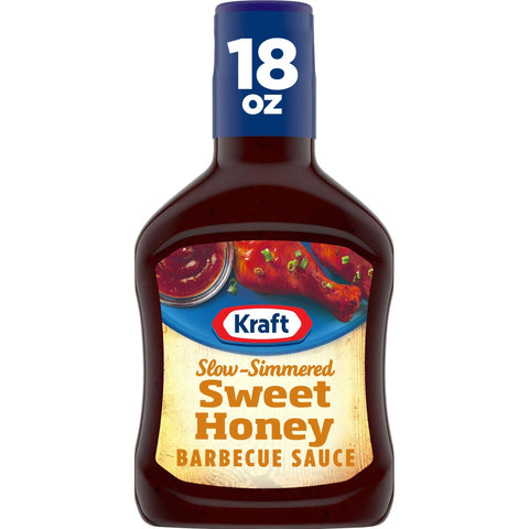 Kraft Sweet Honey Barbecue Sauce, 18 Ounce -- 12 per case