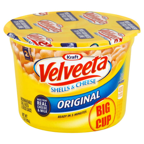 Velveeta Original Shells and Cheese Convenience Meal, 5 Ounce -- 8 per case.