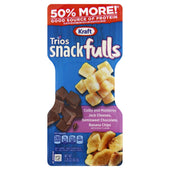 Kraft Trios Snacks - Dark Chocolate Colby Jack Banana Chips, 2.25 Ounce -- 10 per case.