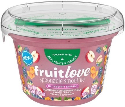 Fruit Love Blueberry Dream Smoothie Cup, 5.3 Ounce -- 6 per case