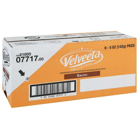 Velveeta Bacon Macaroni and Cheese Convenience Meal Bowl, 5 Ounce -- 6 per case