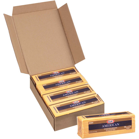 Kraft American Ribbon Sliced Cheese, 5 Pound -- 4 per case.