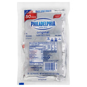 Kraft Philadelphia Cream Cheese Spread - Pouch, 50 to 1 Ounce -- 6 per case.