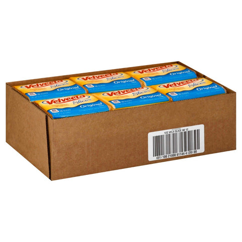 Velveeta Individually Wrapped Sliced Cheese, 12 Ounce -- 12 per case