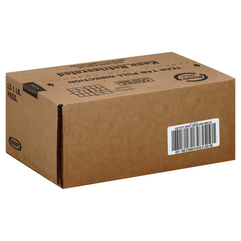Kraft Singles American Sliced Cheese, 16 Ounce -- 12 per case.