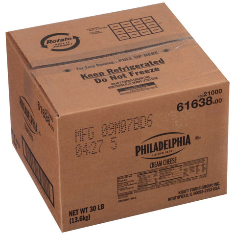 Kraft Philadelphia Original Cream Cheese, 30 Pound