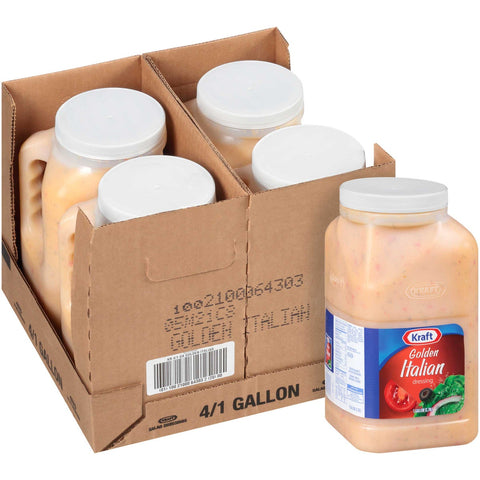Kraft Golden Italian Dressing Jug, 1 gallon -- 4 per case