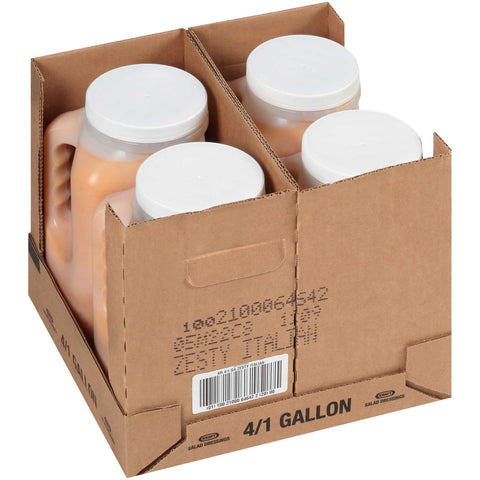 Kraft Dressing Zesty Italian, 1 Gallon -- 4 Case