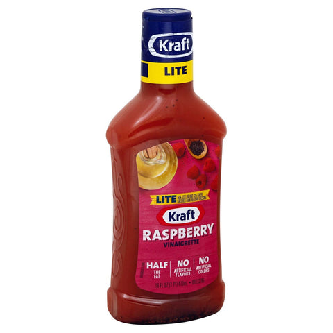 Light Done Right Raspberry Vinaigrette Dressing, 16 Ounce -- 6 Case