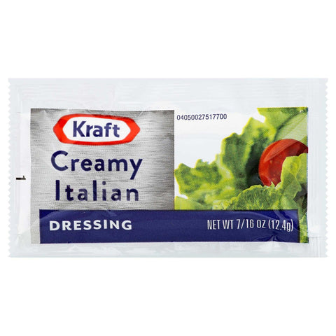 Kraft Dressing Creamy Italian, 7/16 Ounce -- 200 Case