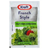 Kraft Fat Free French Style Dressing Pouch, 1.5 Ounce -- 60 per case