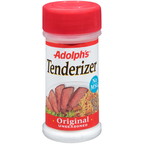 Adolphs Original Unseasoned Dry Seasoning Tenderizer, 3.5 Ounce -- 12 per case.