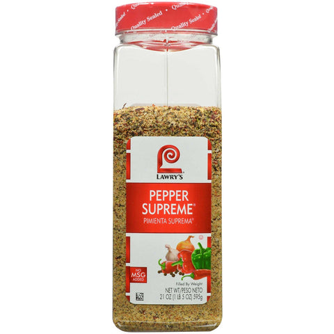 Lawry`s Pepper Supreme, 21 oz. -- 6 per case