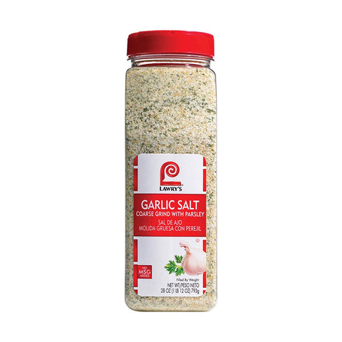 Lawry`s Coarse Grind Garlic Salt with Parsley, 28 oz. -- 6 per case