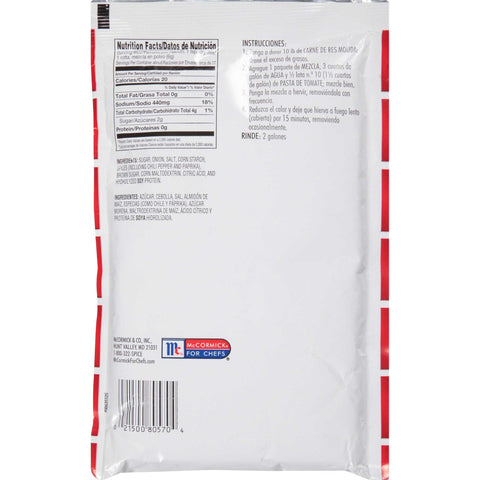 Lawry`s Sloppy Joe Seasoning Mix, 15 oz. -- 6 per case