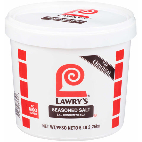 Lawry`s Seasoned Salt, 5 lb. tub -- 4 per case