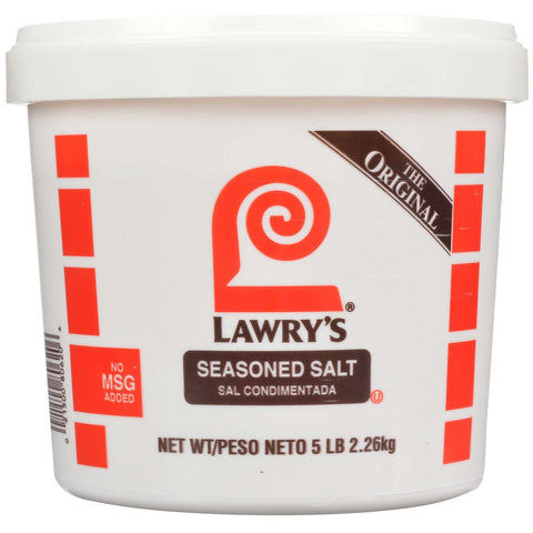 Lawry`s Seasoned Salt, 5 lb. tub -- 4 per case
